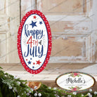 Shop For Happy 4th of July Oval Sign