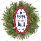 Shop For Happy 4th of July Oval Sign