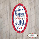 Shop For Happy 4th of July Oval Sign