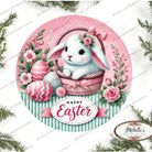 Shop For Happy Easter Bunny Basket Round Sign