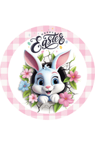 Shop For Happy Easter Faux 2D Bunny Sign