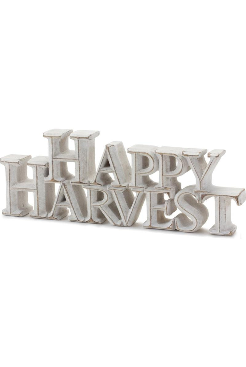 Shop For Happy Harvest and Give Thanks Sign (Set of 2) 87148DS