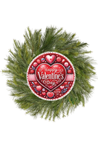 Shop For Happy Valentine's Day Floral Round Sign