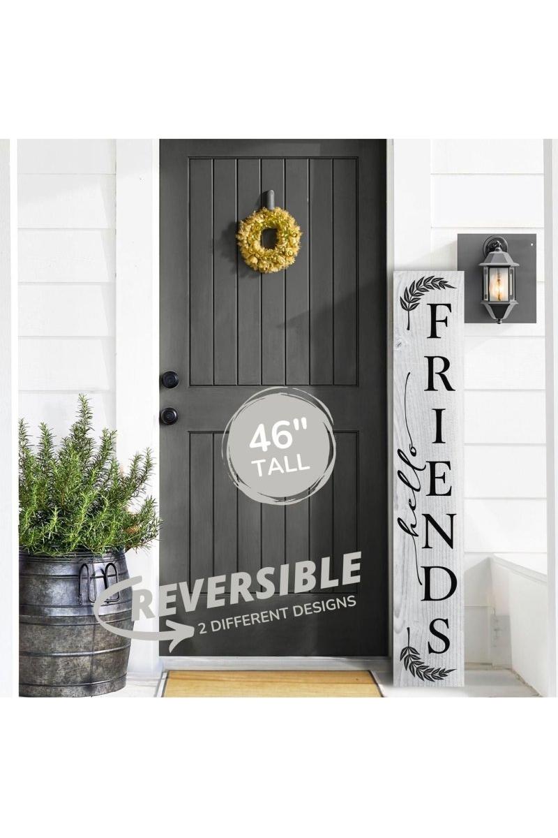 Shop For Hello Friends Porch Leaner Welcome Sign at Michelle's aDOORable Creations