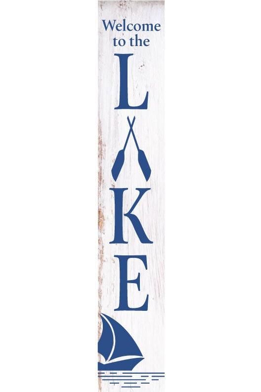 Shop For Hello Lakeside Porch Leaner Welcome Sign at Michelle's aDOORable Creations