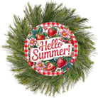 Shop For Hello Summer Strawberry Metal Sign