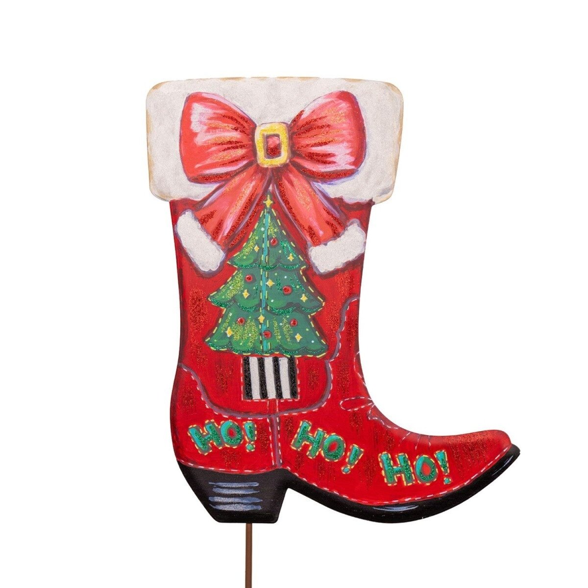 Shop For HoHoHo Cowboy Boot Stocking (Stake/Hanger/Easel)