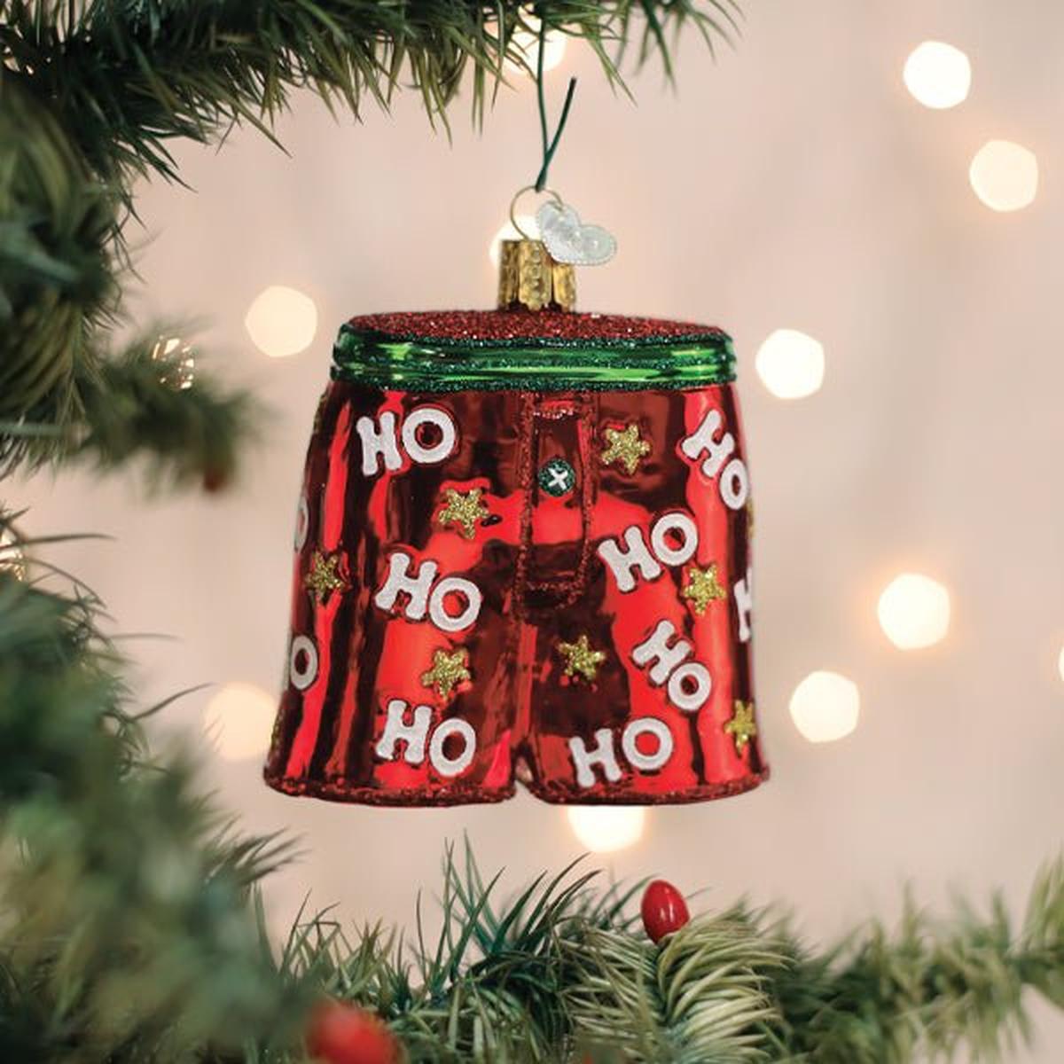 Shop For Holiday Boxer Shorts Ornament