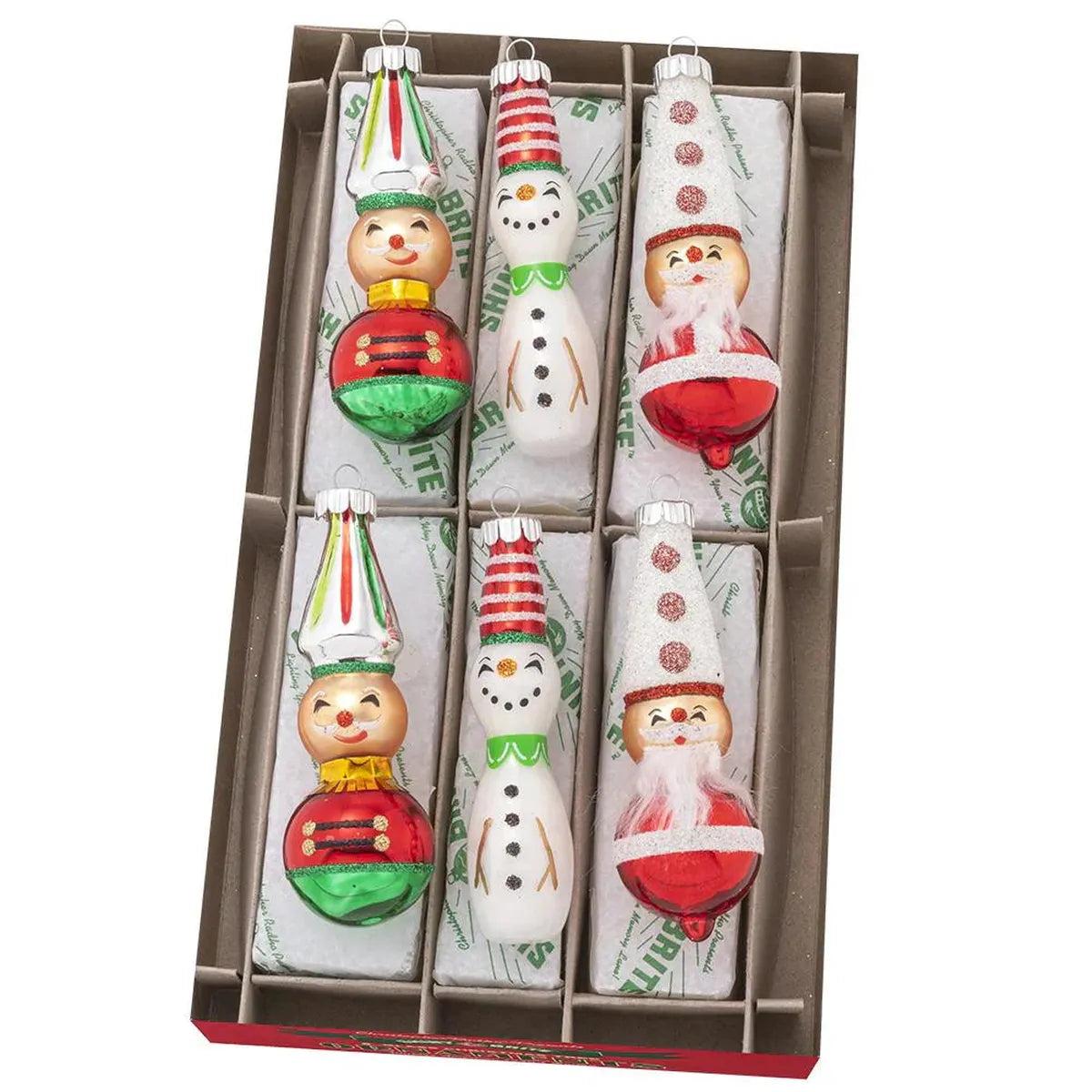 Shop For Holiday Splendor 6 Count 2.5” Decorated Figure Ornaments