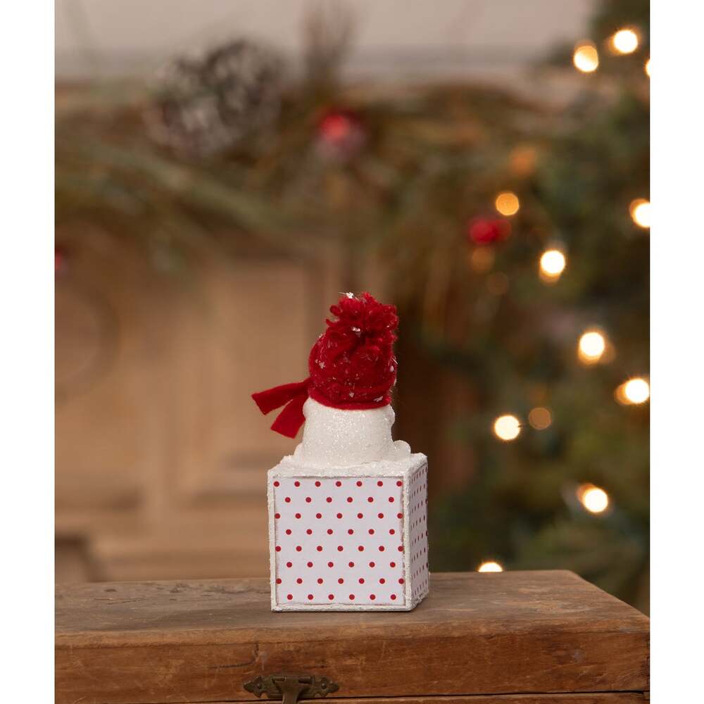 Holly Jolly Snowgirl Figurine