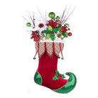 Shop For Holly Woods Stocking With Floral Wall Piece