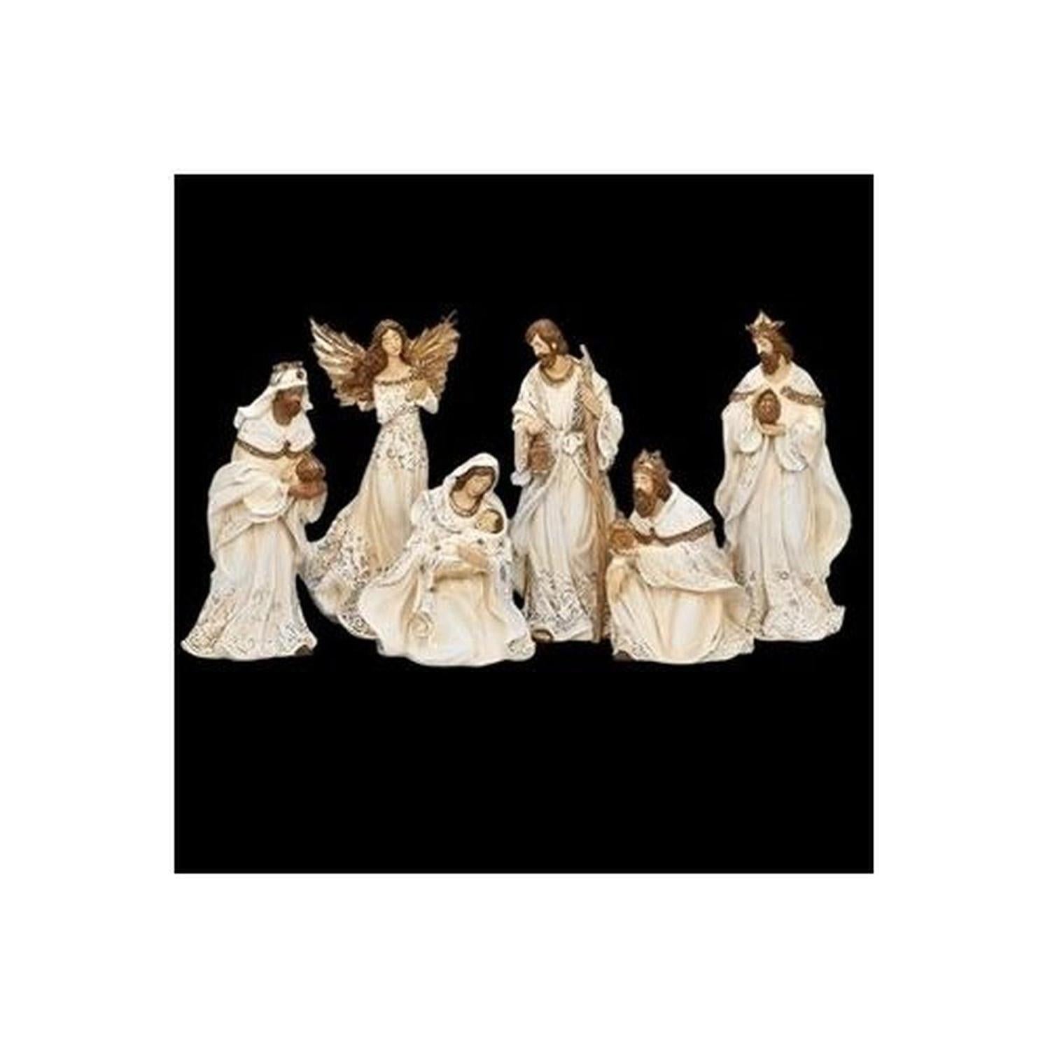 Holy Family Christmas Nativity Figurines, 6-Piece Set