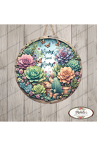 Shop For Home Sweet Home Succulent Sign