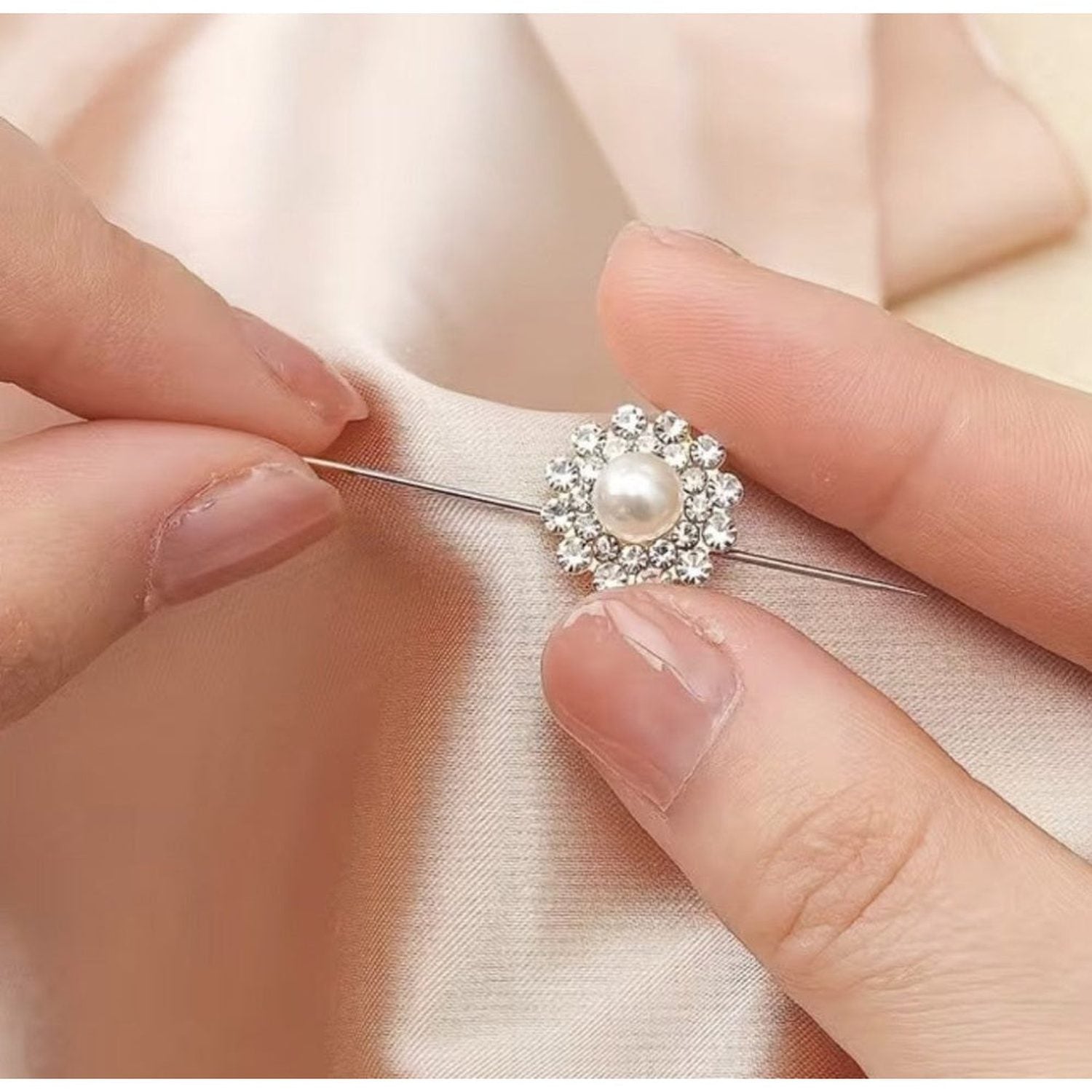 Shop For Homecoming Rhinestone Flower (Assorted Sizes)