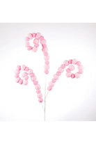 Shop For Hot Pink Curly Pom Floral Stem 29"