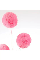 Shop For Hot Pink Pom Pom Floral Stem 29"