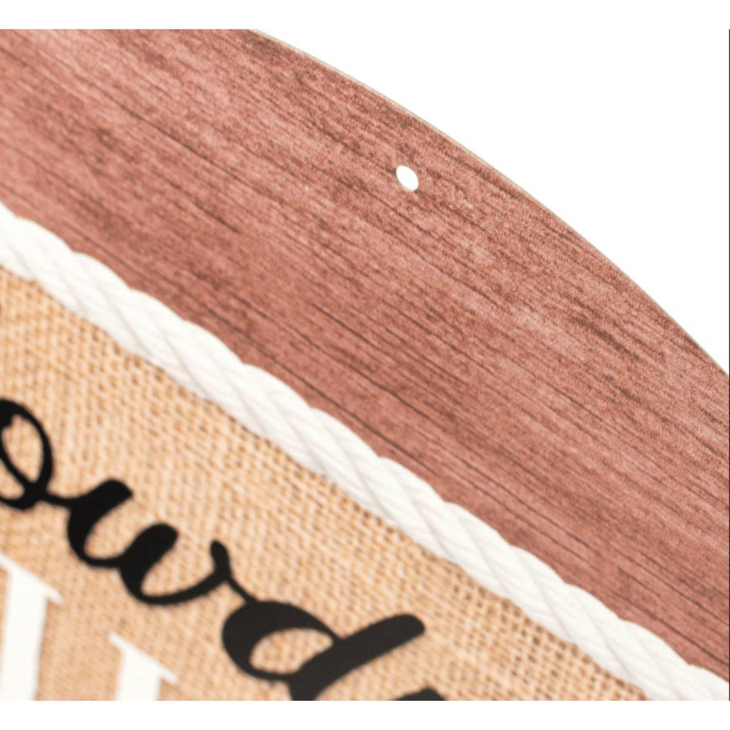 Howdy Y'all Cowboy Sign: Black