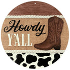 Shop For Howdy Y'all Cowboy Sign: Black