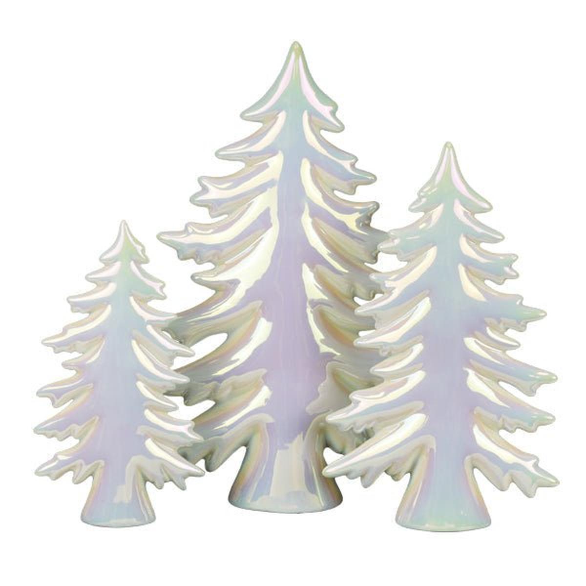 Shop For Iridescent Ceramic Trees Set