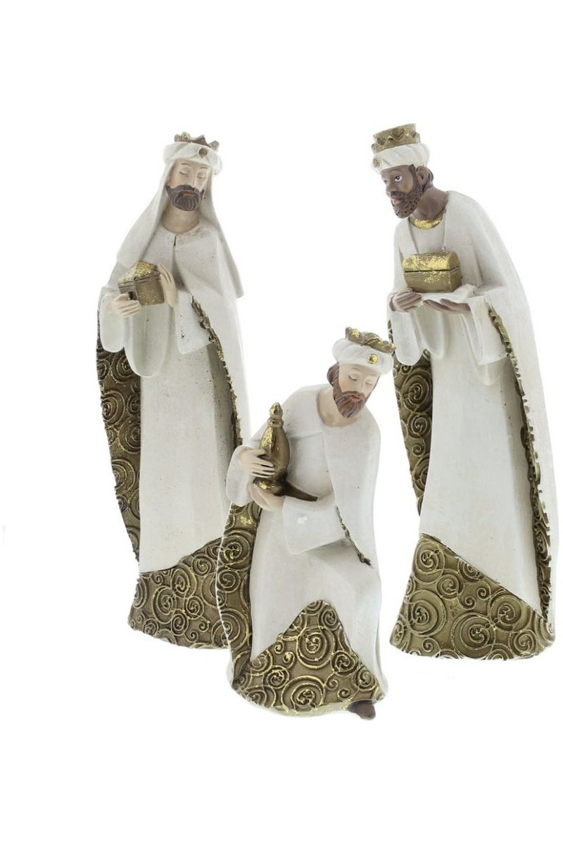 Shop For Ivory and Gold Nativity Set at Michelle's aDOORable Creations