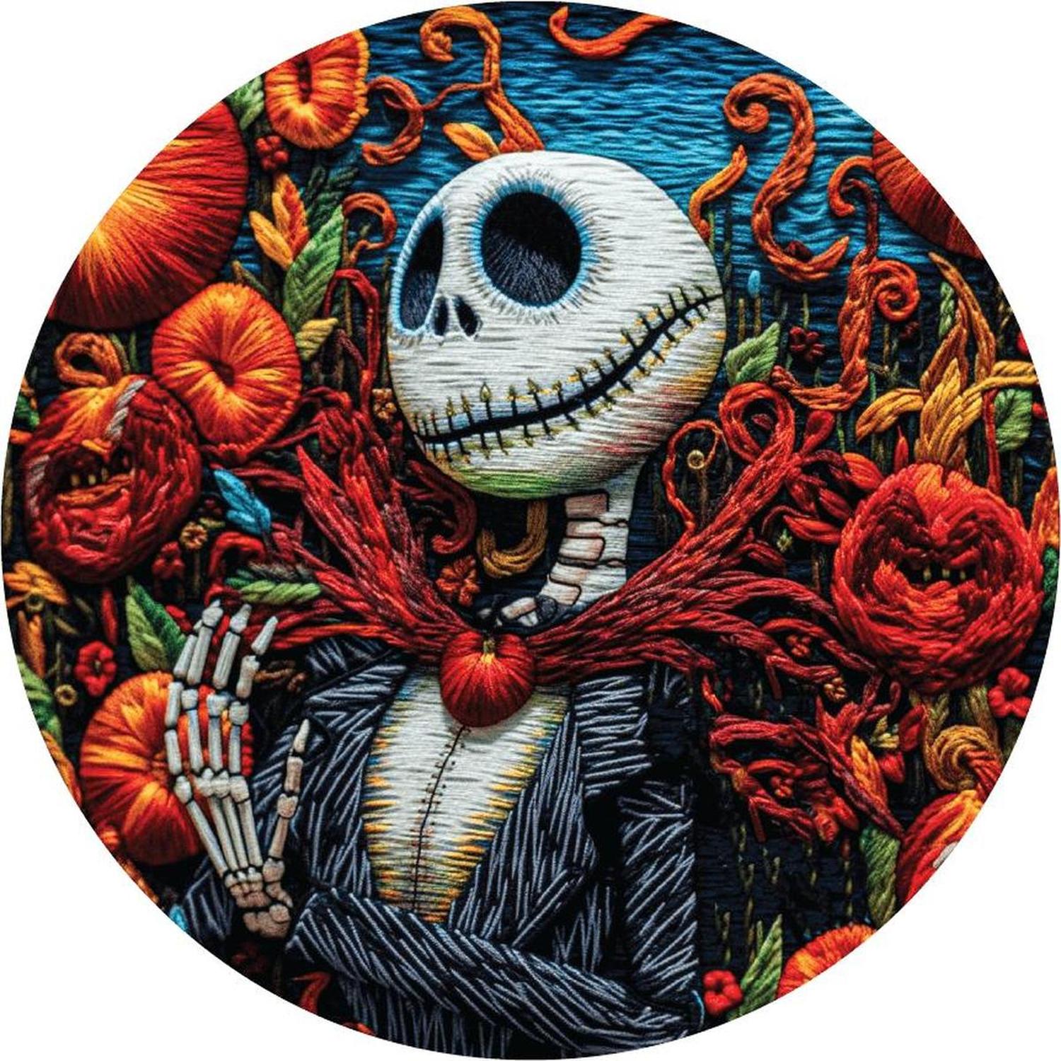 Shop For Jack Skeleton Embroidered Effect Sign