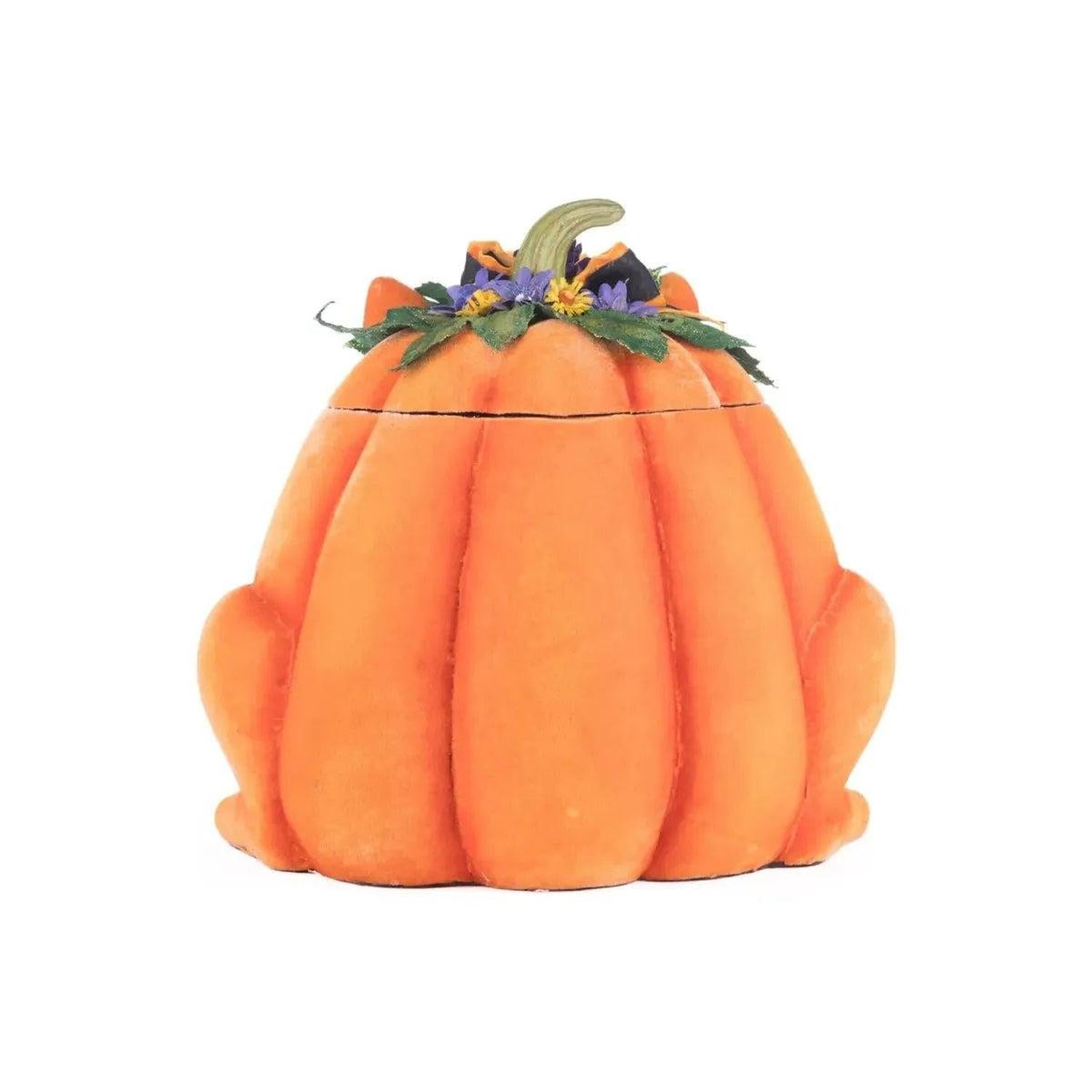 Jackie The Kitty Cat Pumpkin Candy Container