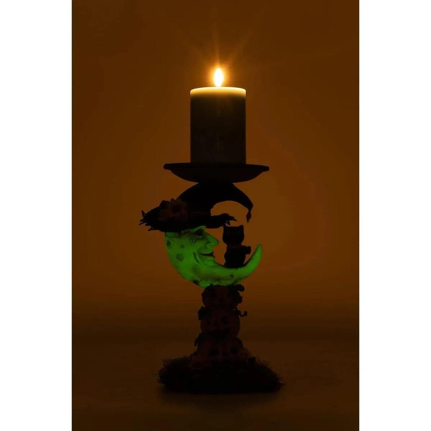 Shop For Jacks and Cats Moon Pillar Candle Holder