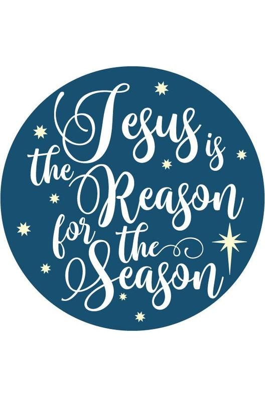 Shop For Jesus Reason Blue Christmas Door Decorations at Michelle's aDOORable Creations