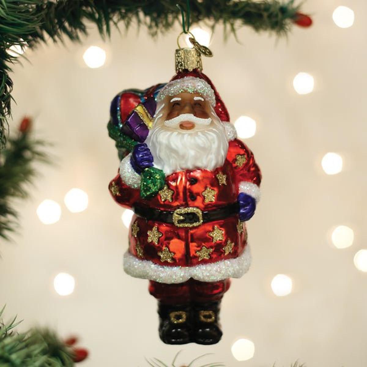 Shop For Jolly African American Santa Ornament