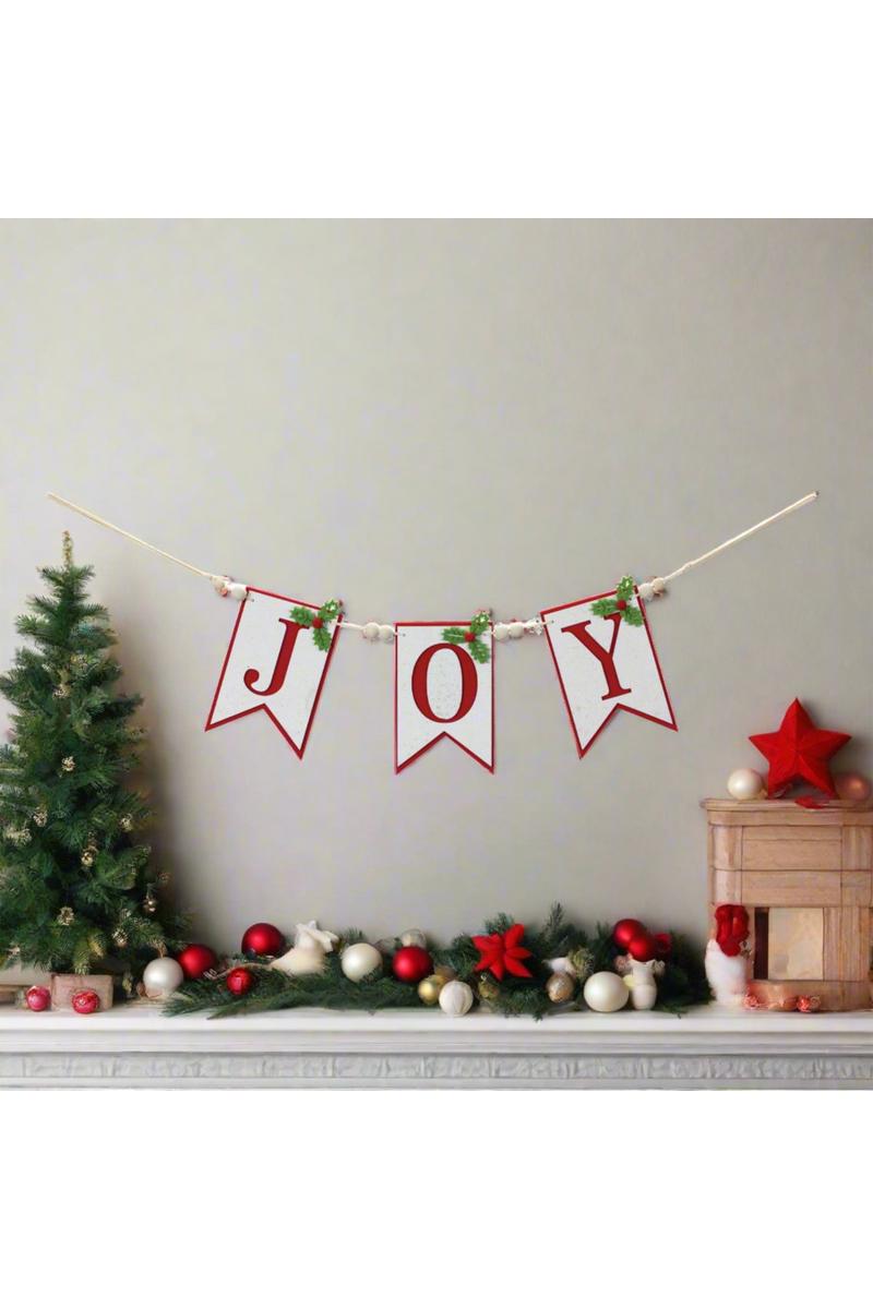 Shop For Joy Holiday Banner Garland 87460DS