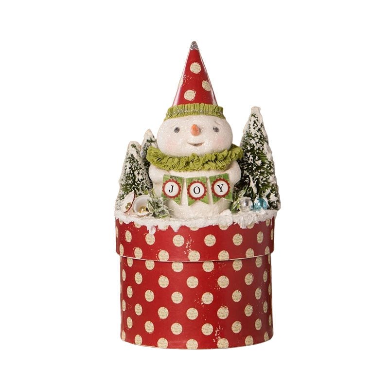 Shop For Joy Snowman on Box by Bethany Lowe Designs