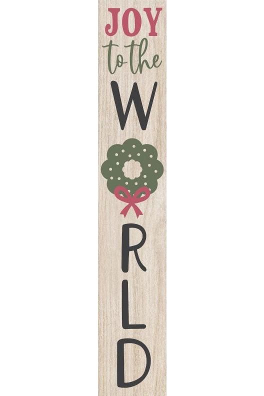 Shop For Joy To The World Christmas Porch Leaner Welcome Sign