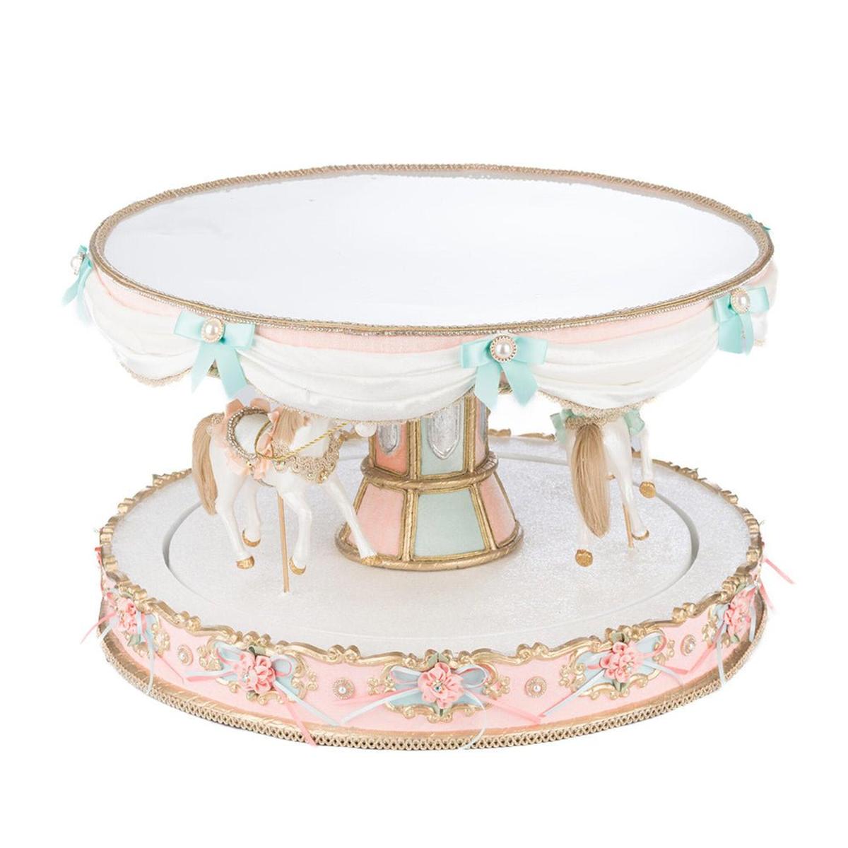 Shop For Joyeux Noel Carousel Server by Katherine's Collection