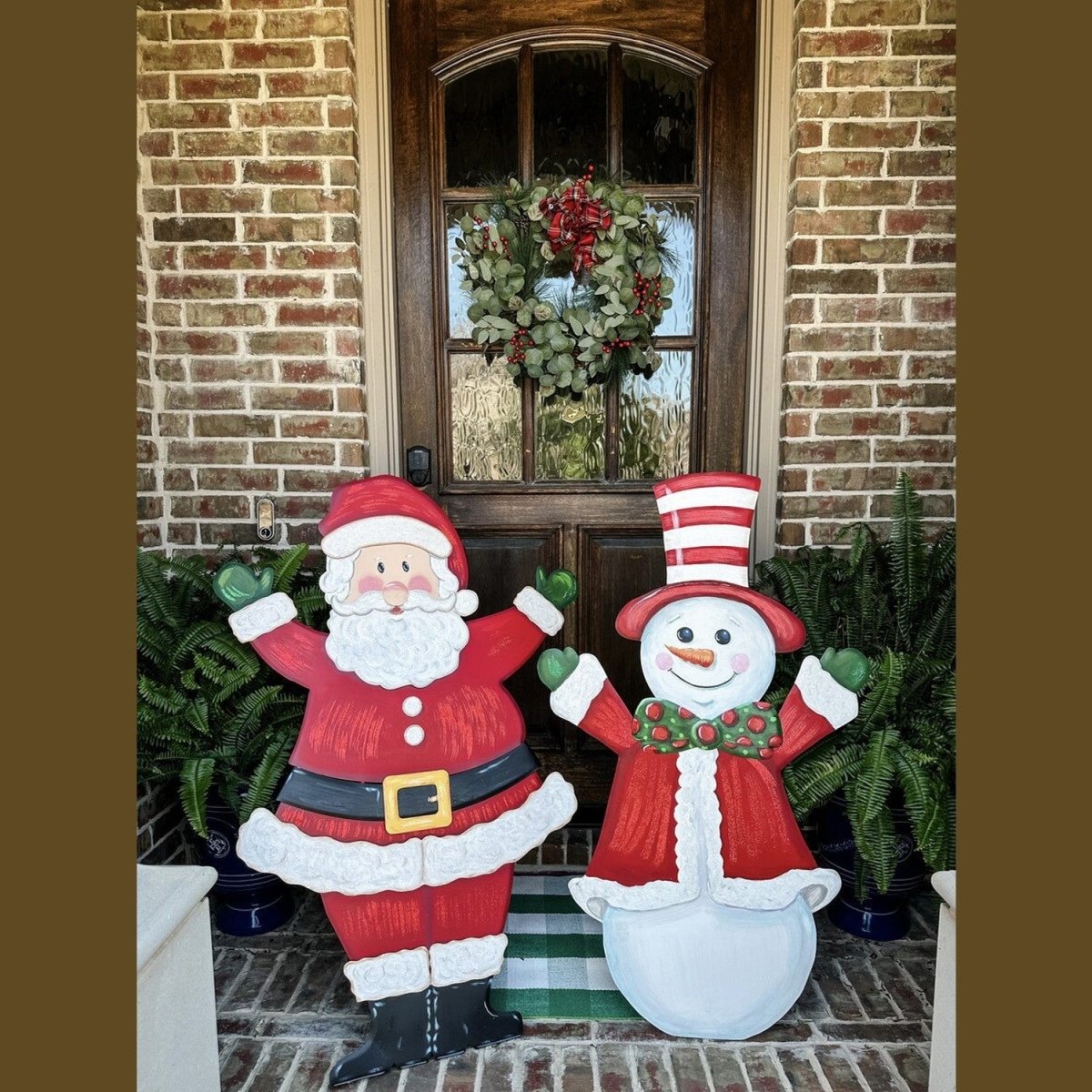 Shop For Joyful Santa Yard (Stake/Hanger/Easel)