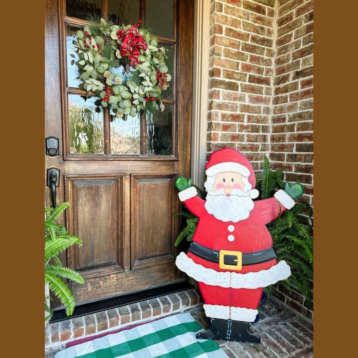 Shop For Joyful Santa Yard (Stake/Hanger/Easel)