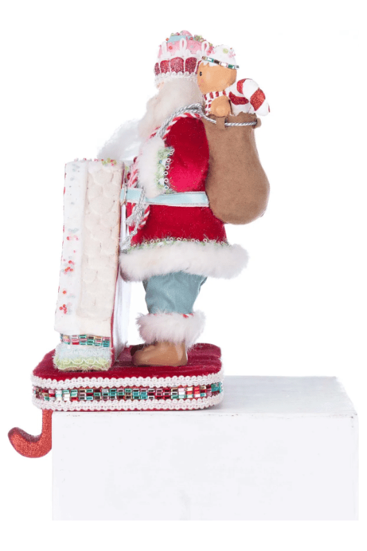 Shop For Katherine's Collection 10" Sweet Delights Santa Stocking Holder