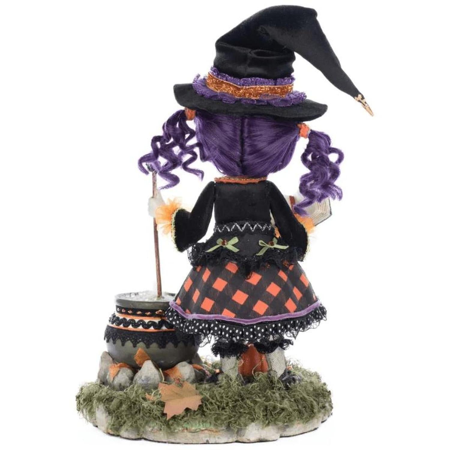 Katherine's Collection 11" Poppy Broomson Witch Tabletop