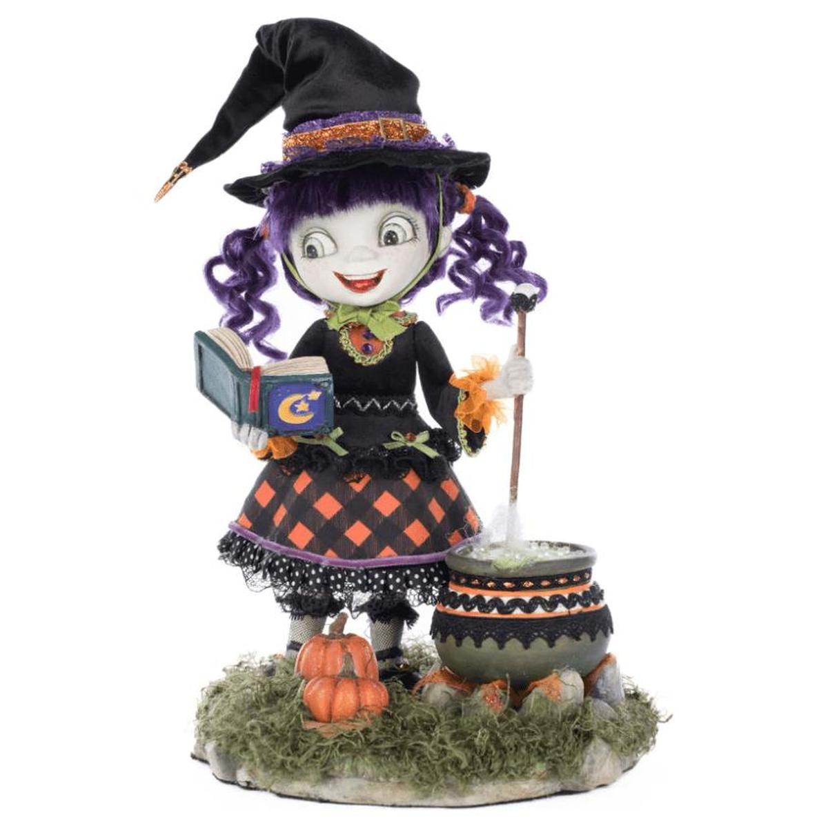 Shop For Katherine's Collection 11" Poppy Broomson Witch Tabletop