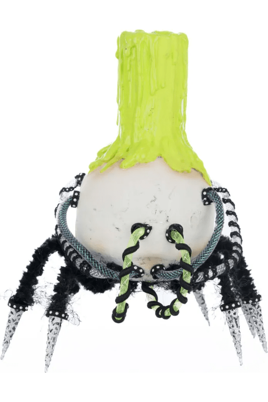 Shop For Katherine's Collection 12" Chaotic Spider Skull Candle Holder