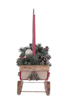 Shop For Katherine's Collection 12.25" North Country Christmas Sleigh Candle Holder