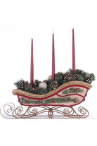 Shop For Katherine's Collection 12.25" North Country Christmas Sleigh Candle Holder