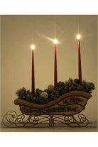 Shop For Katherine's Collection 12.25" North Country Christmas Sleigh Candle Holder