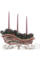 Shop For Katherine's Collection 12.25" North Country Christmas Sleigh Candle Holder