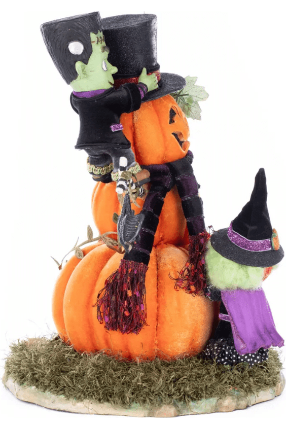 Shop For Katherine's Collection 13" Ghouls Building Pumpkin Man