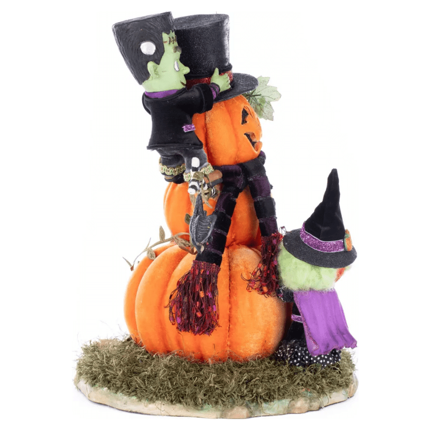 Shop For Katherine's Collection 13" Ghouls Building Pumpkin Man