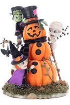 Shop For Katherine's Collection 13" Ghouls Building Pumpkin Man