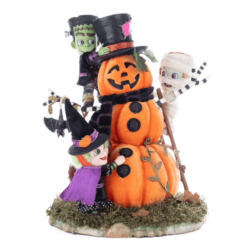 Shop For Katherine's Collection 13" Ghouls Building Pumpkin Man