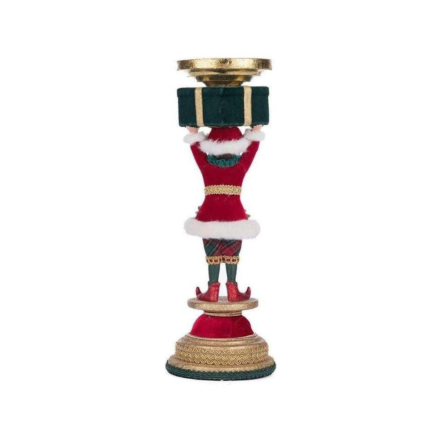 Shop For Katherine's Collection 13" Holiday Magic Elf Candlestick