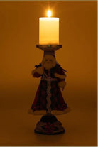 Shop For Katherine's Collection 13.5" Holiday Magic Santa Candlestick