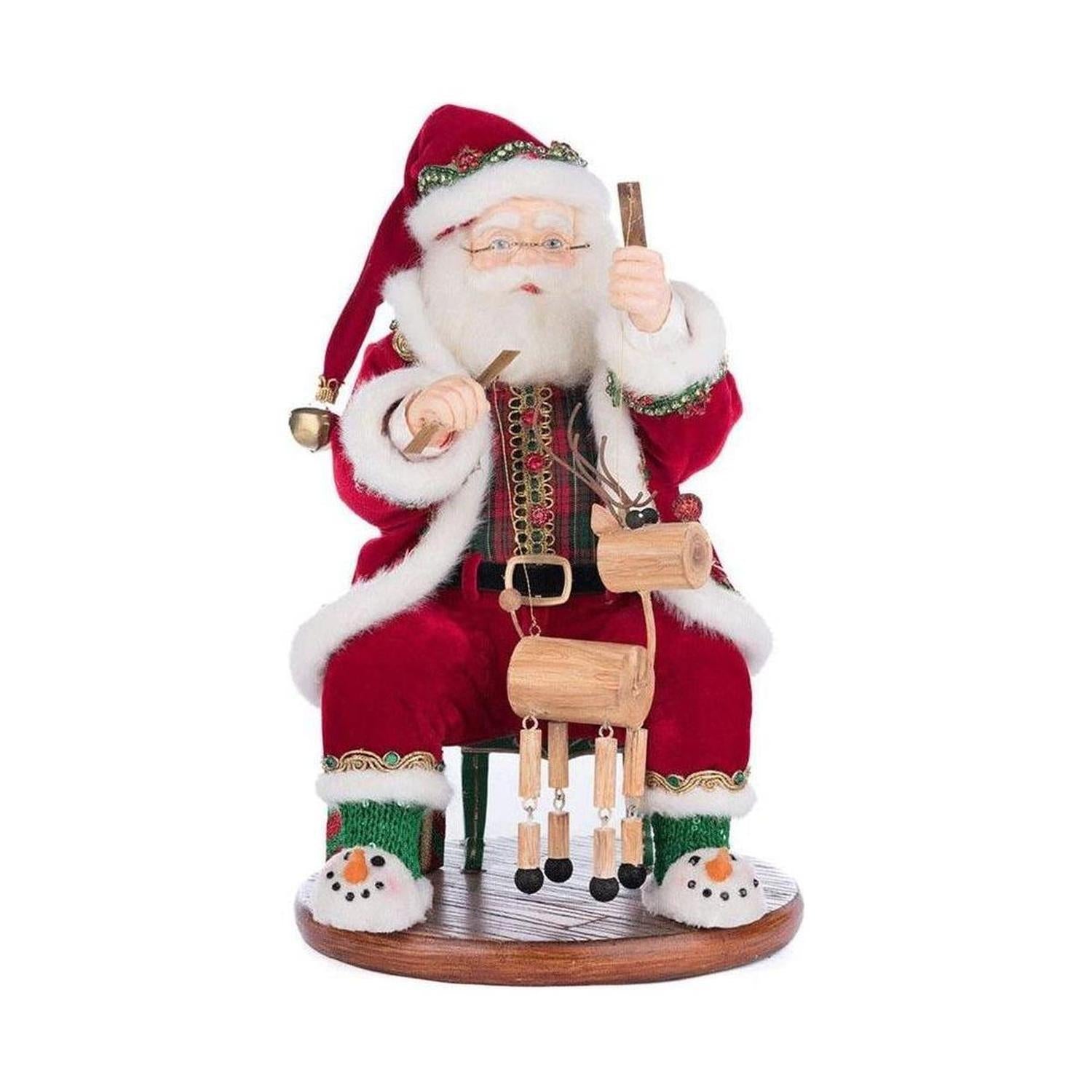 Katherine's Collection 14" Holiday Magic Santa With Marionette